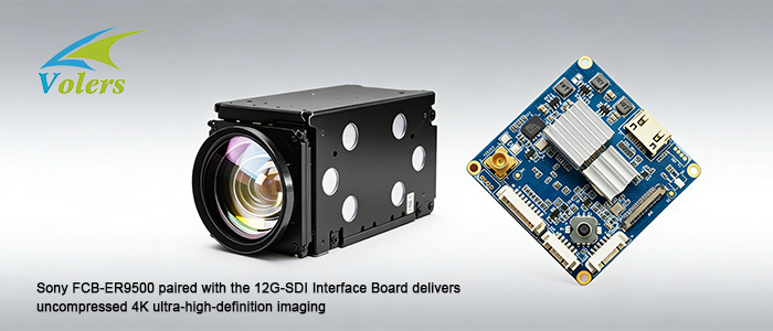 FCB-ER9500 paired with the 12G-SDI Interface Board