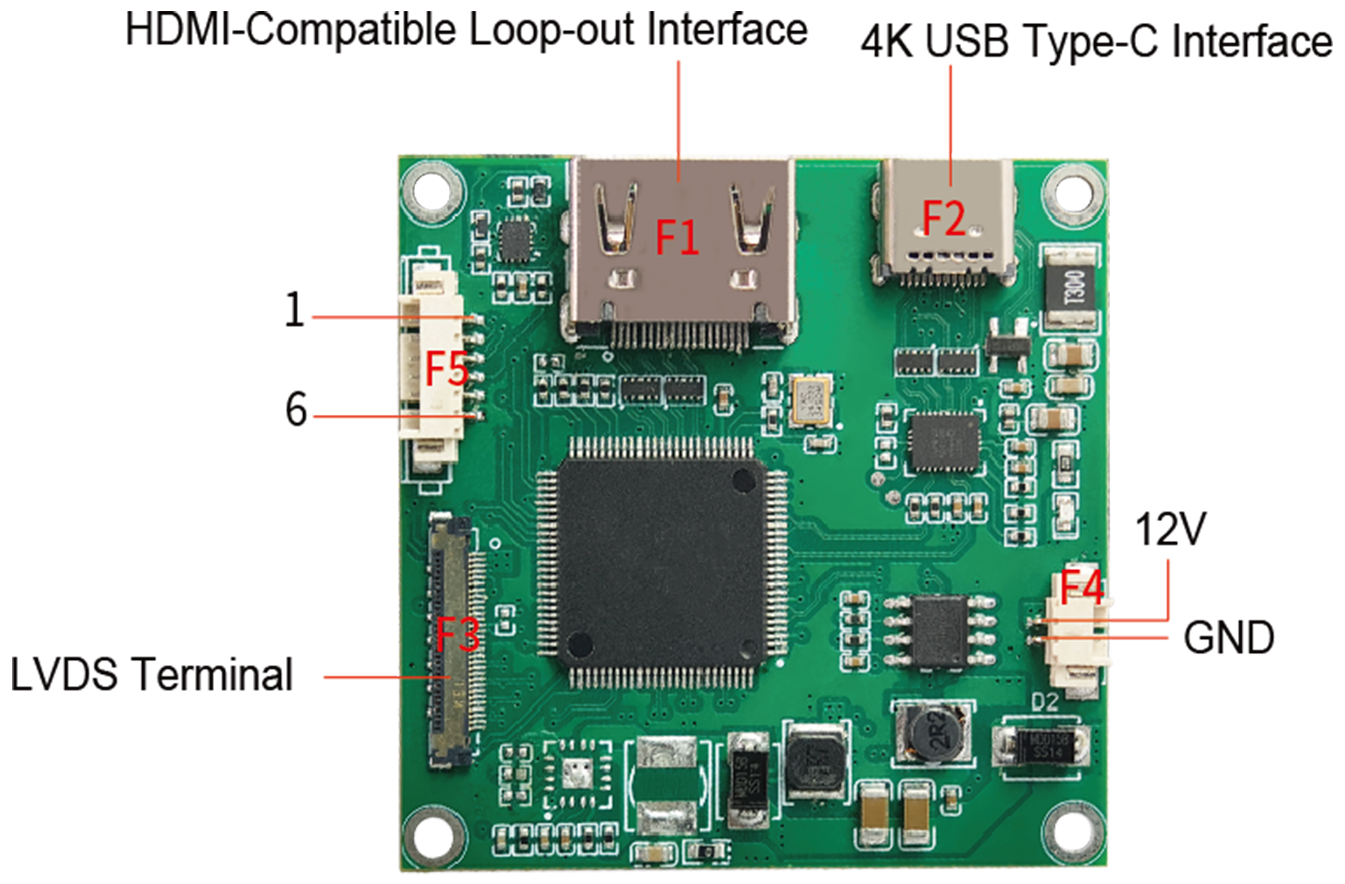 接口定义 4K TYPE-C