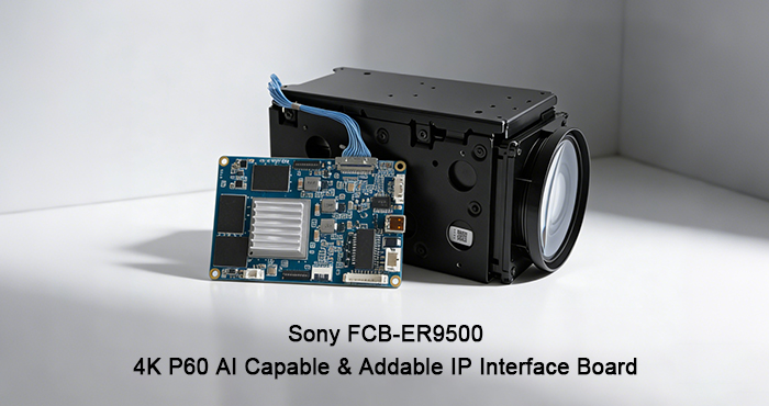 FCB-ER9500 and 4KP60 AI Capable & Addable IP Interface Board