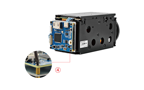 LVDS to 4K USB Type-C Interface Board+FCB-ER9500 Connection Steps 3