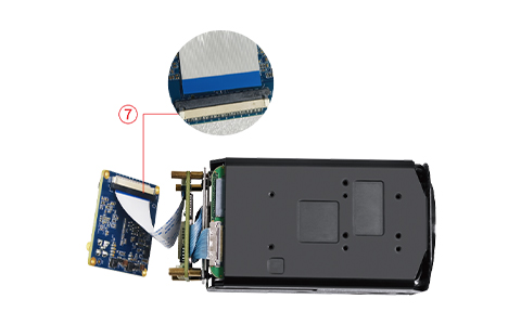 Compact 3-in-1 Interface Board with SDI CVBS LVDS-Loop-out+FCB-EV9520L-5