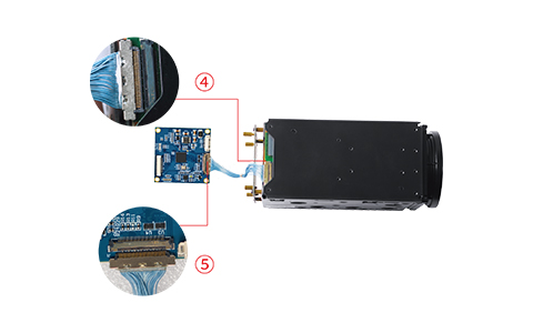 4K HDMI-Compatible to interface board+FCB-ER9500-3