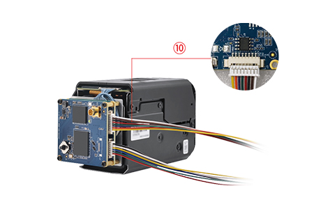 Compact 3-in-1 Interface Board with SDI CVBS LVDS-Loop-out+FCB-EV9520L-8