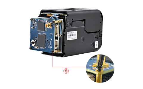 Compact 3-in-1 Interface Board with SDI CVBS LVDS-Loop-out+FCB-EV9520L-6