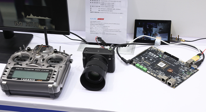 Sony ILX-LR1 Full-frame Remote Camera and DSLR Network Control Board at the the 11th Shenzhen International UAV Expo