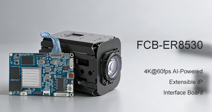 4KP60 AI Capable & Addable IP Interface Board+Sony FCB-ER8530